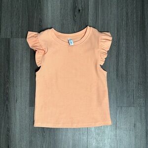 Light Orange Top with Ruffles